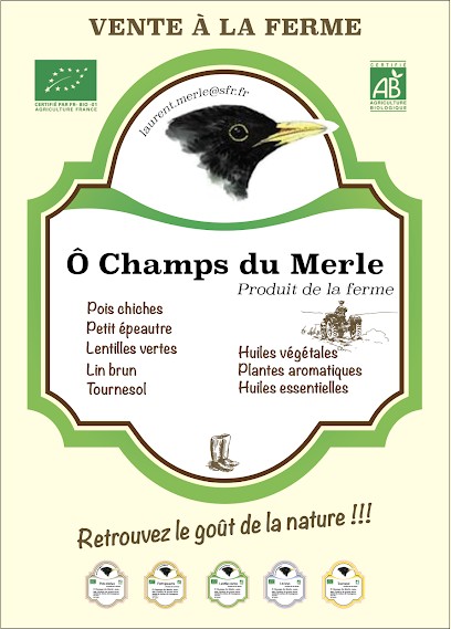 O Champs Du Merle, Ferme Bio à Saint-Julien-de-Cassagnas